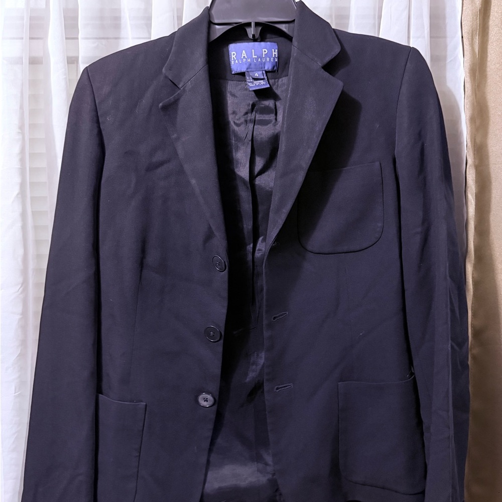Ralph Lauren Black Sport Coat Classic Elegance